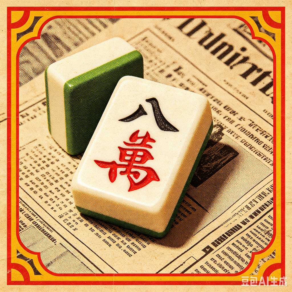 glossy mahjong tiles