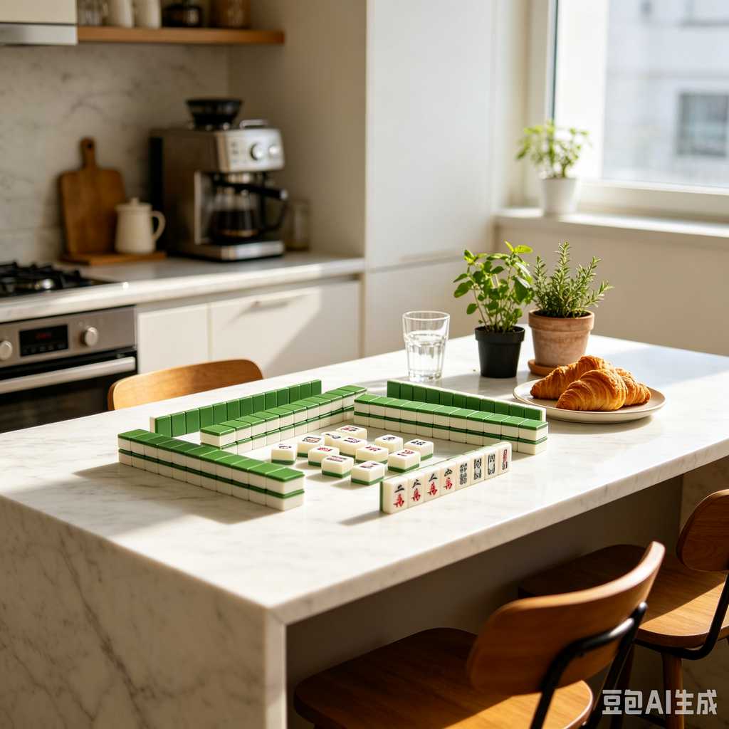 mini travel mahjong set lightweight