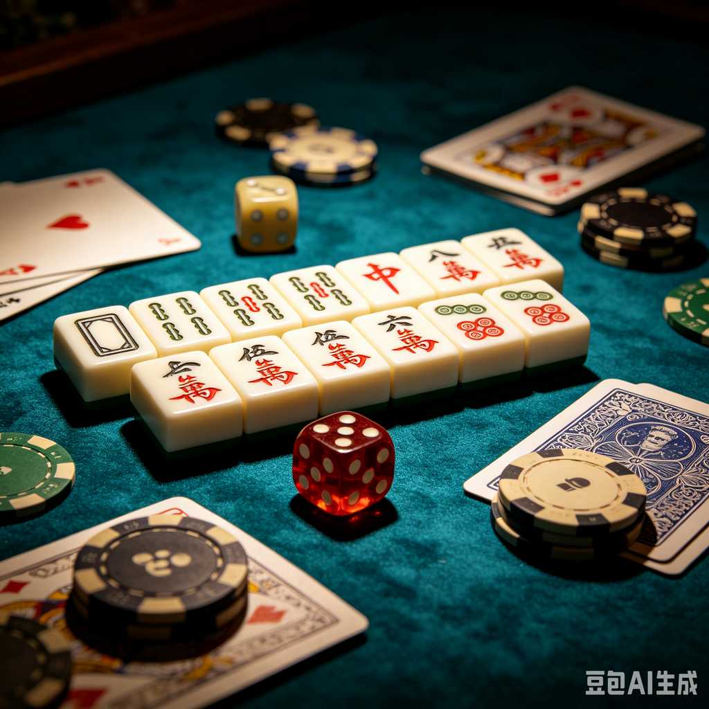 fine carving mahjong set