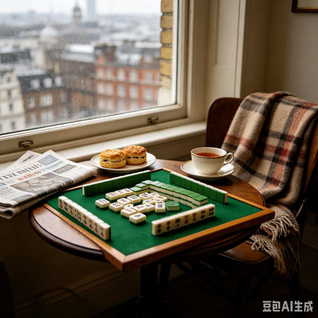 hand painted mahjong tiles